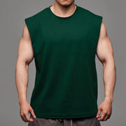 Man Tank Top Broad Shoulder Vest - My Store